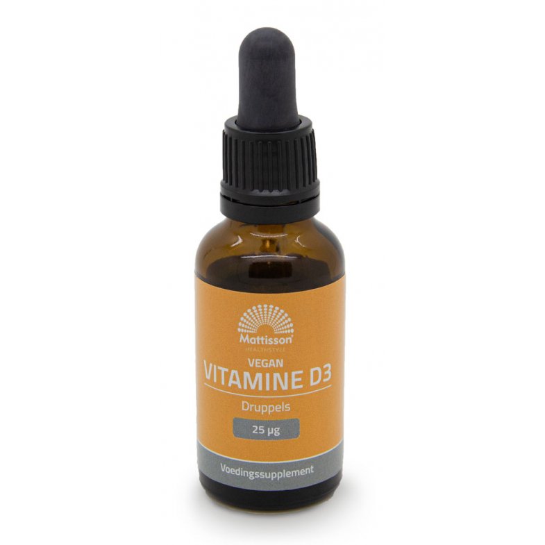 Vegan Vitamine D3 25 mcg 25ml 1 Vegan Vitamine D3 25 mcg 25ml