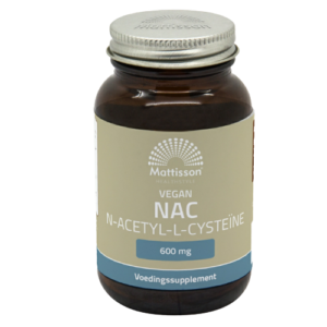 Vegan N-Acetyl-L-Cysteïne (NAC) 600 mg - 60 capsules.